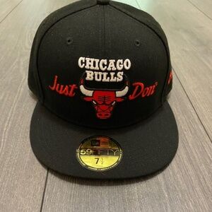 New Era  x Just Don Chicago Bulls Limited Edition Pro Fit 5950 Hat NWT